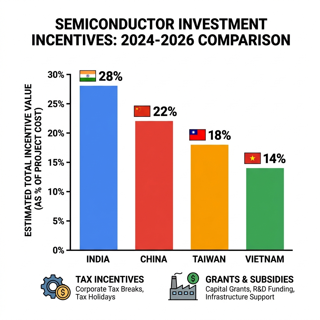 Global Comparisons: India vs China, Taiwan, and Vietnam